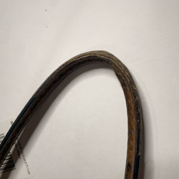 Coach Crossgrain Leather Green Snake Handle Casey Tote Carryall Bag Purse F31474 - Picture 9 of 14